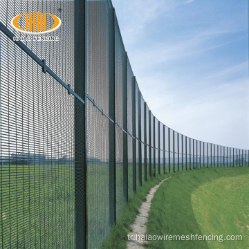 Güvenlik kaynaklı çelik tel örgü çit panelleri